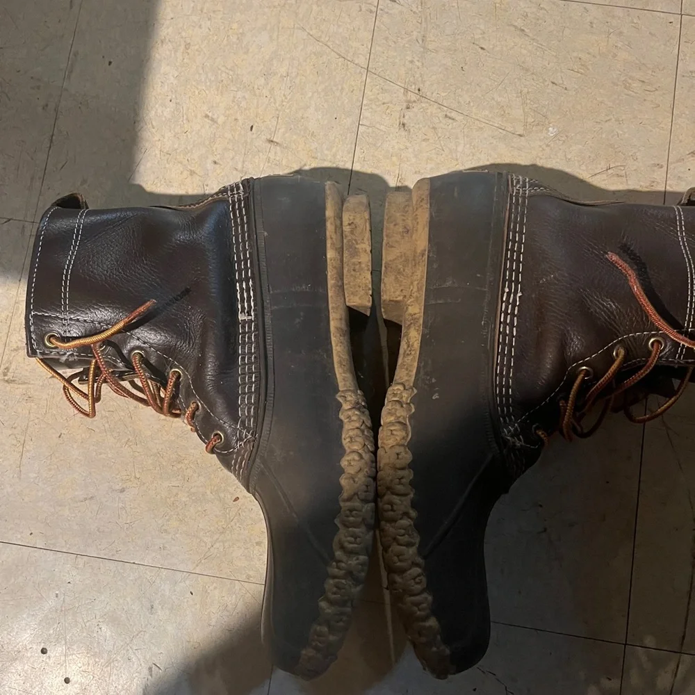 L.L. Bean Brown Rain & Snow Boots Waterproof Design - Picture 4 of 8